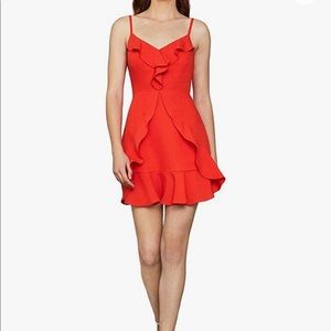 BCBG MaxAzria ruffled mini dress